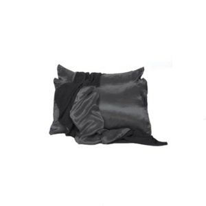 PJ Harlow Satin Pillowcases Set of 2 (Coal)